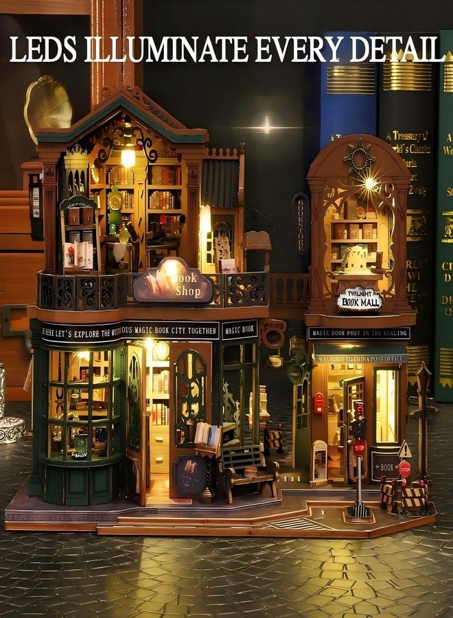 OZJAY Miniature House Kit, Mini House Building Kit with Furniture, DIY Miniature Kit for Adults Teen, Dollhouse Kit for Birthday Christmas, Magic Book House - Image 5